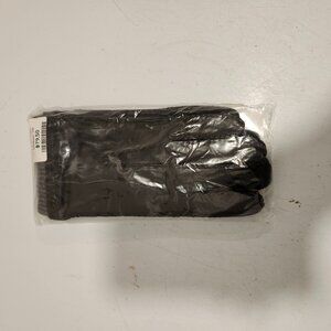 Jos. A. Bank Herringbone Fabric and Leather Gloves